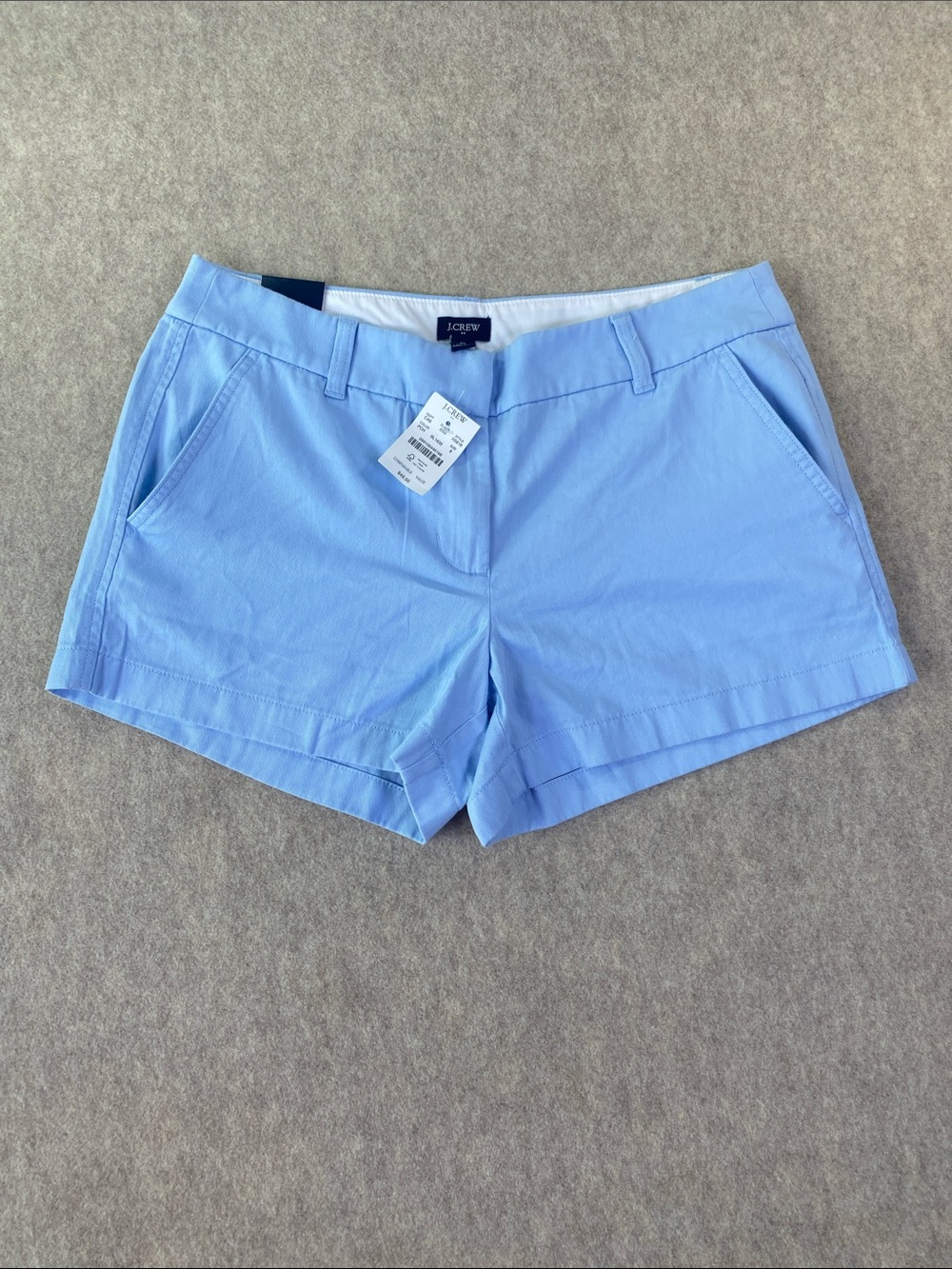 NWT J. Crew Sky Blue Cotton Chino Shorts